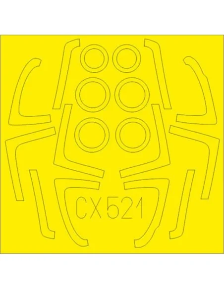 F/A-18E TFace for Academy, 1/72 - Eduard Accessories CX521
