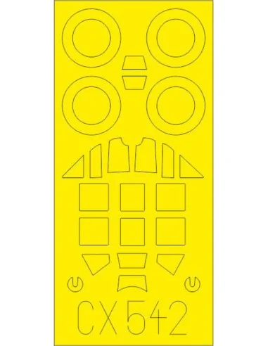 [NO_DESC] Bf 109G-6 for Tamiya, 1/72 - Eduard Accessories CX542