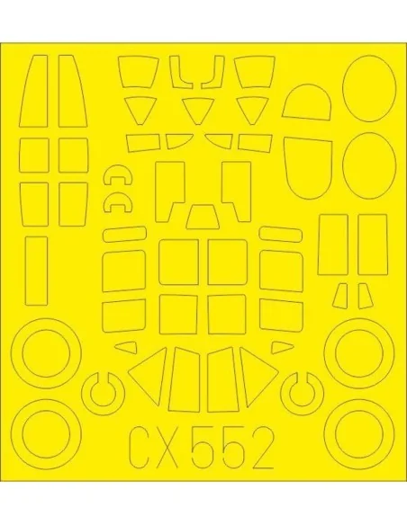 Pe-2 for Zvezda, 1/72 - Eduard Accessories CX552