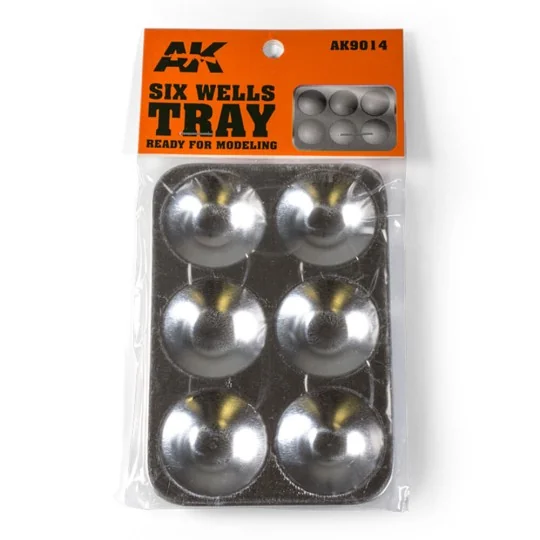 Six Wells Tray - AK Interactive AK9014