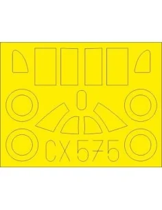 La-5 early for Clear Prop, 1/72 - Eduard Accessories CX575