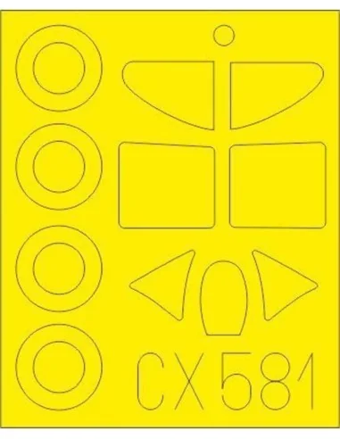 D.520 for Hasegawa, 1/72 - Eduard Accessories CX581