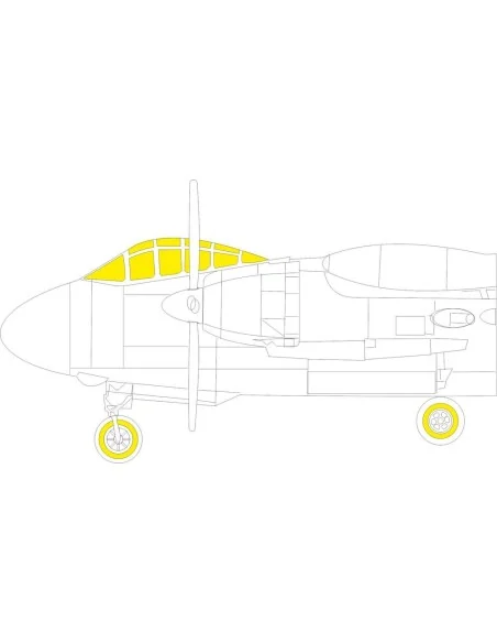 AJ-1 for RODEN, 1/72 - Eduard Accessories CX637