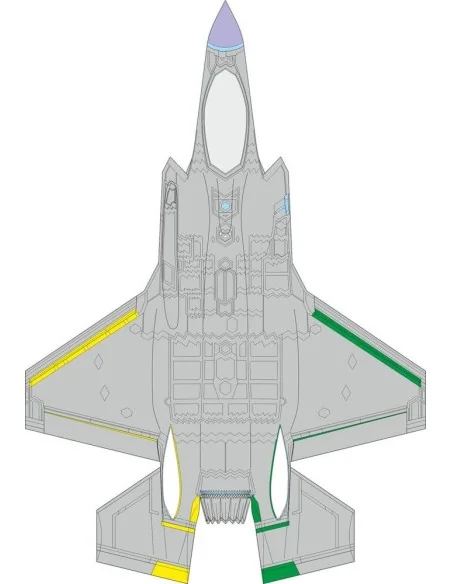 [NO_DESC] F-35A RAM panels late 1/72 TAMIYA, 1/72 - Eduard Accessor...