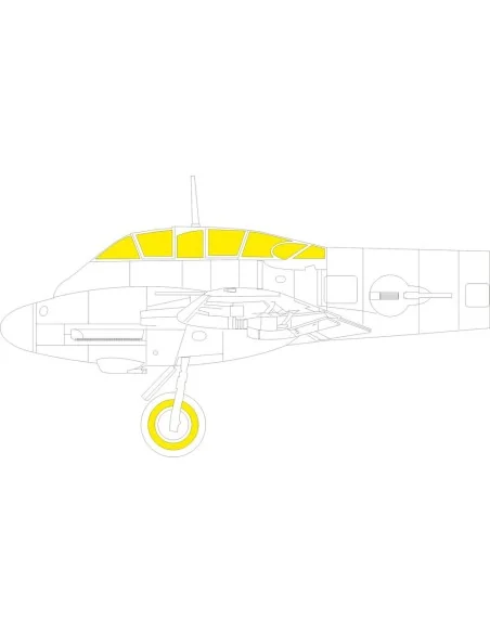 Me 410A-1 1/72 AIRFIX, 1/72 - Eduard Accessories CX658