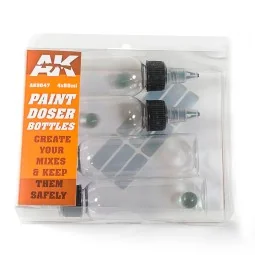 Paint Doser Bottles 4x60 ml - AK Interactive AK9047