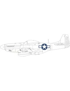 P-51D US national insignia, 1/72 - Eduard Accessories CX664