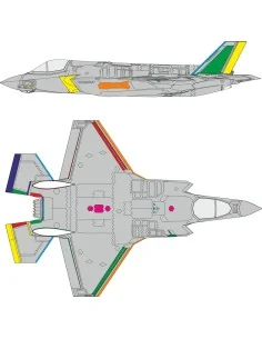 F-35B RAM coating TAMIYA, 1/72 - Eduard Accessories CX672