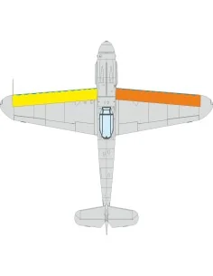 Bf 109G wings leading edge wavy lines, 1/72 - Eduard Accessories CX676