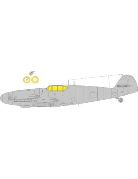 [NO_DESC] Bf 109G-6 classic canopy EDUARD, 1/72 - Eduard Accessorie...