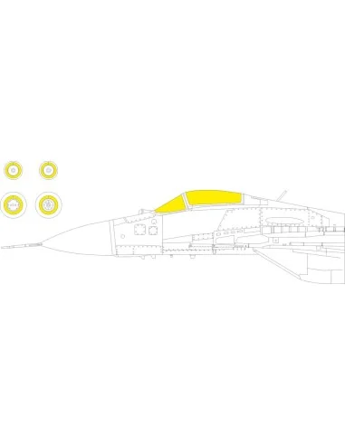 MiG-29 9-13 GREAT WALL HOBBY, 1/72 - Eduard Accessories CX690