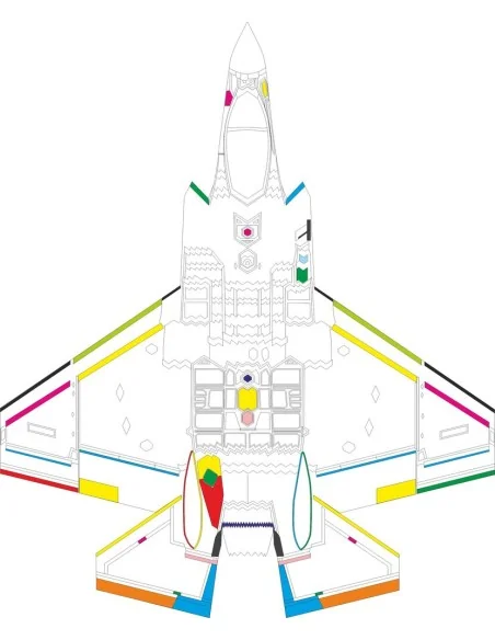 F-35C RAM coating 1/72 for Tamiya, 1/72 - Eduard Accessories CX698
