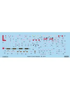 P-51D stencils for Eduard, 1/48 - Eduard Accessories D48034
