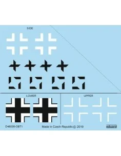 Fw 190A-8/R2 national insignia for Eduard, 1/48 - Eduard Accessorie...