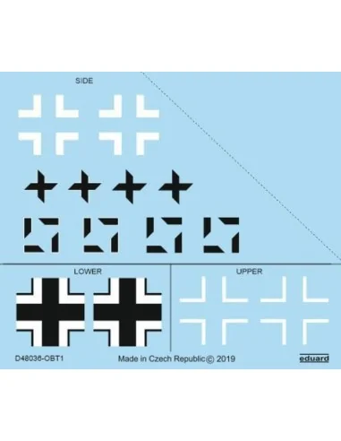 Fw 190A-8/R2 national insignia for Eduard, 1/48 - Eduard Accessorie...