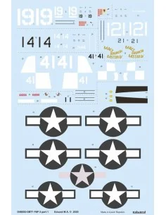 F6F-3 part 1 for Eduard, 1/48 - Eduard Accessories D48055