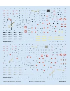 [NO_DESC] Harrier Gr.7/9 stencils 1/48 for REVELL/HASEGAWA, 1/48 - ...