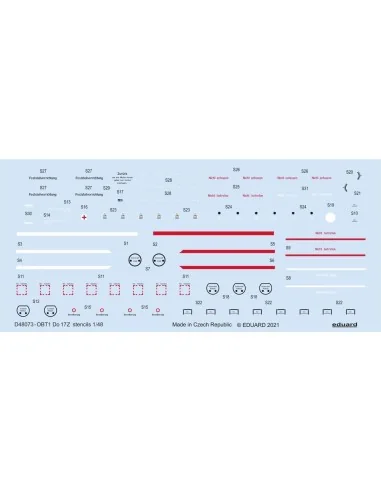 [NO_DESC] Do 17 stencils 1/48 for ICM, 1/48 - Eduard Accessories D4...