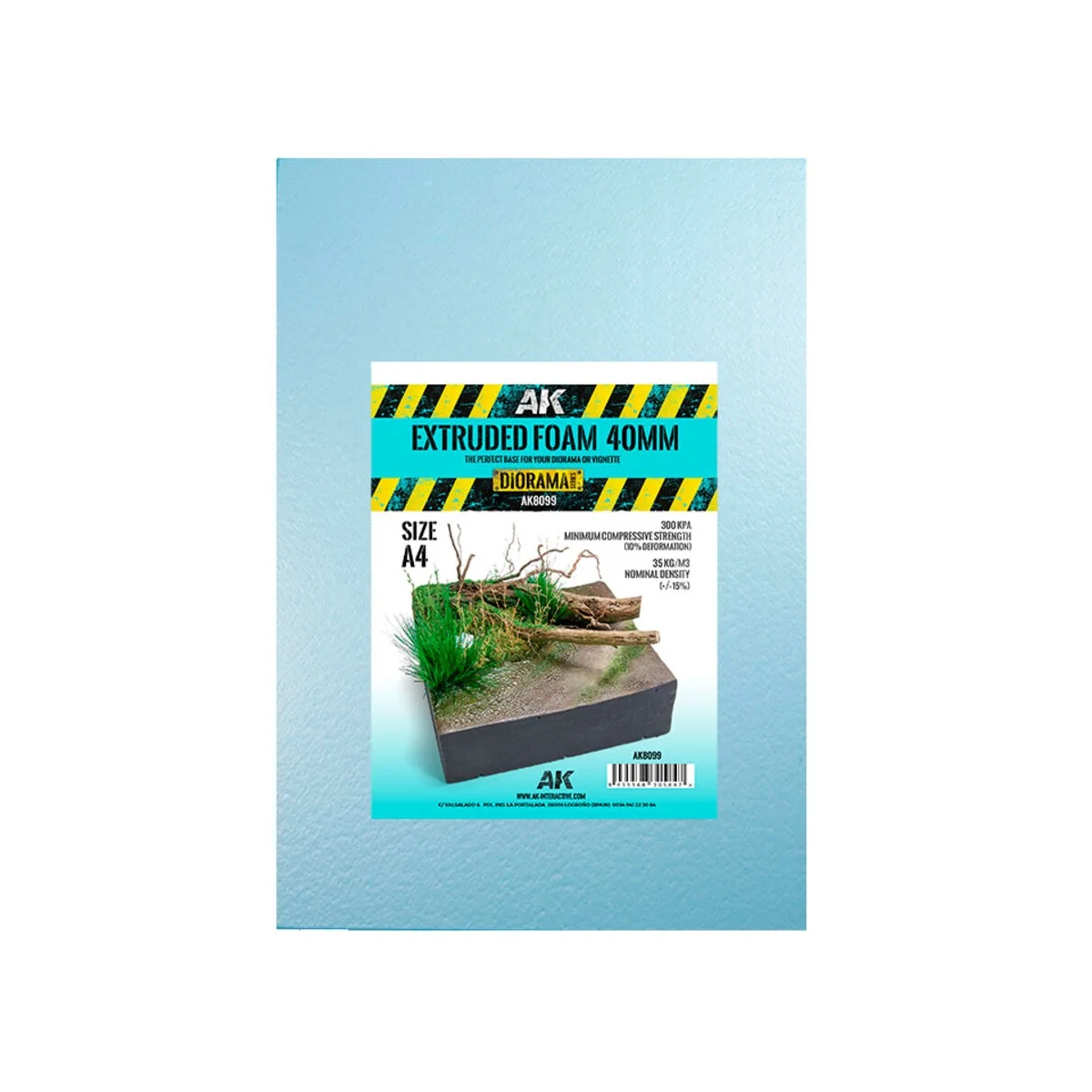 EXTRUDED FOAM 30 MM A4 SIZE - AK Interactive AK8099