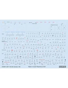 [NO_DESC] Mi-24D stencils for ZVEZDA, 1/48 - Eduard Accessories D48091