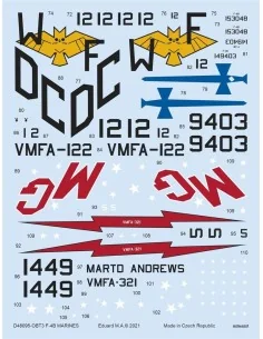 [NO_DESC] F-4B MARINES for TAMIYA, 1/48 - Eduard Accessories D48095 2