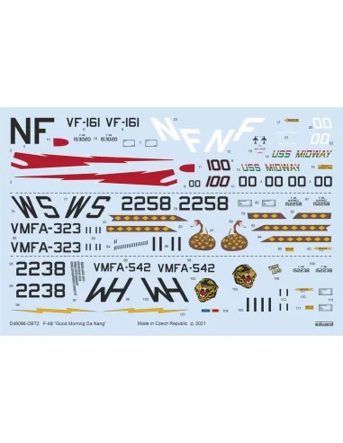 F-4B Good Morning Da Nang for TAMIYA, 1/48 - Eduard Accessories D48096