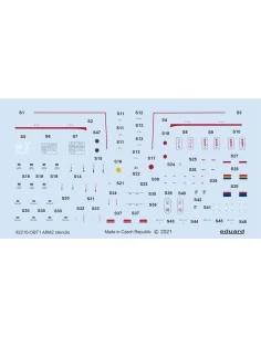 A6M2 stencils 1/48 EDUARD, 1/48 - Eduard Accessories D48098