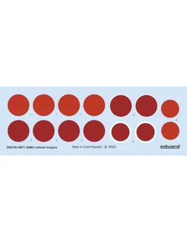 [NO_DESC] A6M2 national insignia for EDUARD, 1/48 - Eduard Accessor...