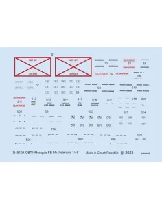 [NO_DESC] Mosquito FB Mk.II stencils 1/48 for TAMIYA, 1/48 - Eduard...