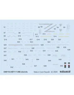 F-35B stencils, 1/48 - Eduard Accessories D48116