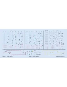 L-29 stencils, 1/48 - Eduard Accessories D48117