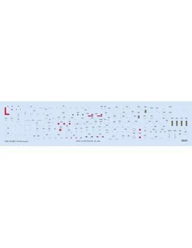 P-51B stencils EDUARD, 1/48 - Eduard Accessories D48118