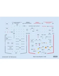 [NO_DESC] Bf 109E stencils 1/72 for SPECIAL HOBBY/TAMIYA/AIRFIX, 1/...