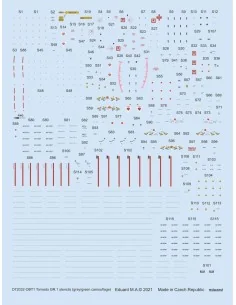 Tornado GR.1 stencils (gray/green camouflage) 1/72 for REVELL, 1/72...