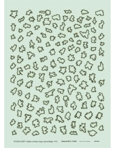 Italian smoke rings camouflage, 1/72 - Eduard Accessories D72033