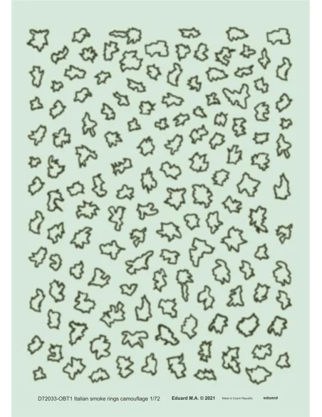 Italian smoke rings camouflage, 1/72 - Eduard Accessories D72033