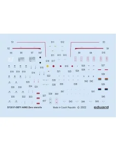 A6M2 stencils for TAMIYA/AIRFIX/HASEGAWA, 1/72 - Eduard Accessories...