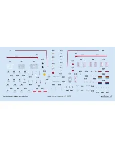 A6M2 stencils for TAMIYA, 1/32 - Eduard Accessories D32017