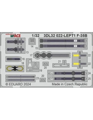 F-35A stencils, 1/32 - Eduard Accessories D32022