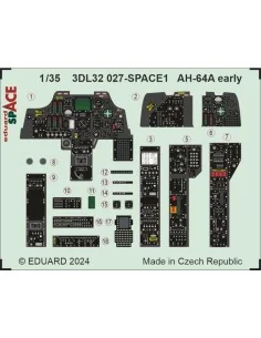 AH-64A early SPACE, 1/35 - Eduard Accessories 3DL32027