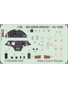 [NO_DESC] Hs 123A SPACE 1/32 for ICM, 1/32 - Eduard Accessories 3DL...