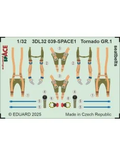Tornado GR.1 seatbelts SPACE for Italeri, 1/32 - Eduard Accessories...