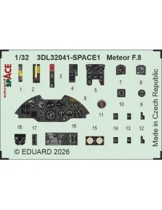 Meteor F.8 SPACE for Revell, 1/32 - Eduard Accessories 3DL32041