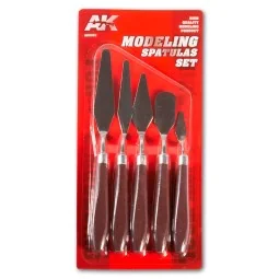 SET DE ESPÁTULAS PARA MODELISMO / MODELISM SPATULAS SET - AK Intera...