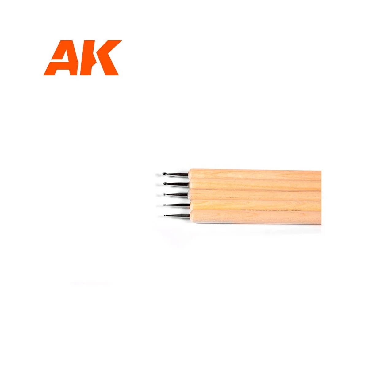 SET DE PUNZONES PARA ESCULPIR / SCULPTING BURNISHER SET - AK Intera...
