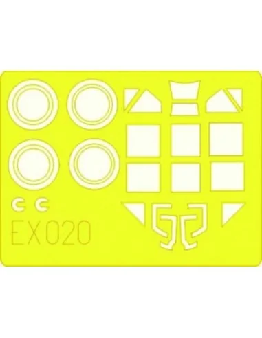 [NO_DESC] Bf 109E, 1/48 - Eduard Accessories EX020