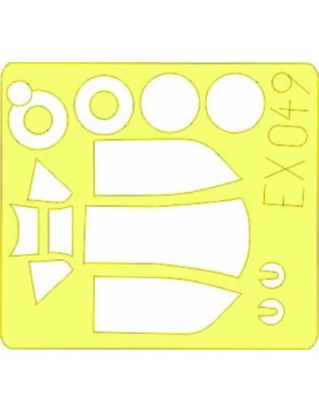 [NO_DESC] Bf 109K, 1/48 - Eduard Accessories EX049