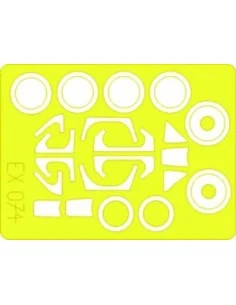 Me 262A Schwalbe, 1/48 - Eduard Accessories EX074