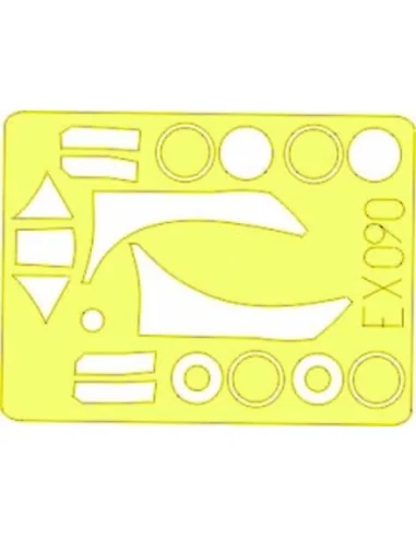 Typhoon Mk. Ib Bubletop, 1/48 - Eduard Accessories EX090