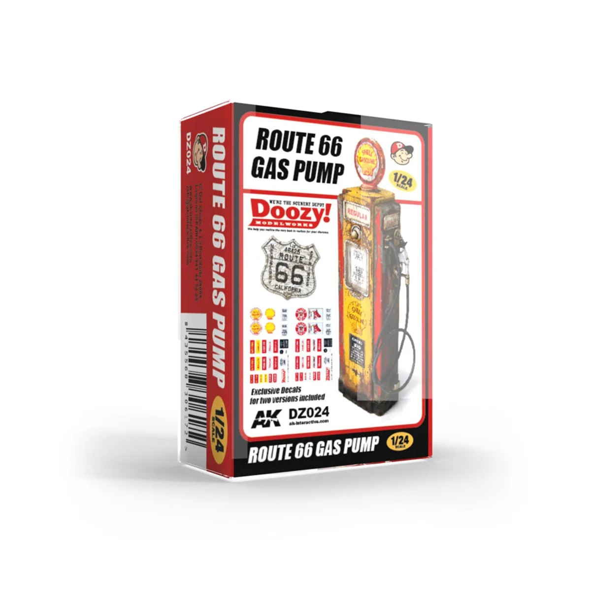 ROUTE 66 GAS PUMP - AK Interactive DZ024